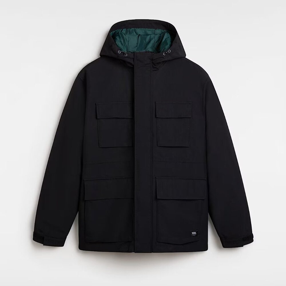 VANS OFF THE WALL MTE WARD 3-1 UTILITY JACKET BLACK/GREEN MENS XXL NEW SKATE